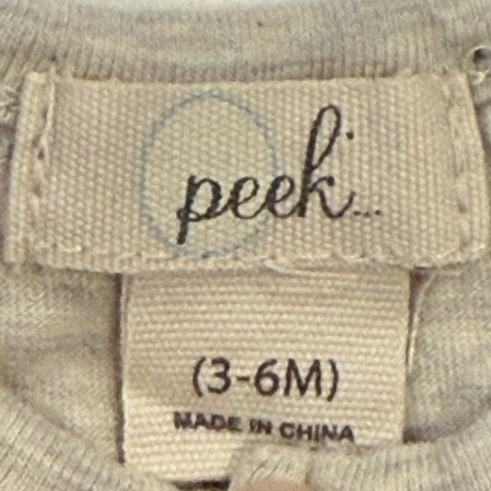 New Peek Rocket Ship Henley Romper Boys 3-6m Girls Cotton Outer Space Blast Off — image 6 of 6